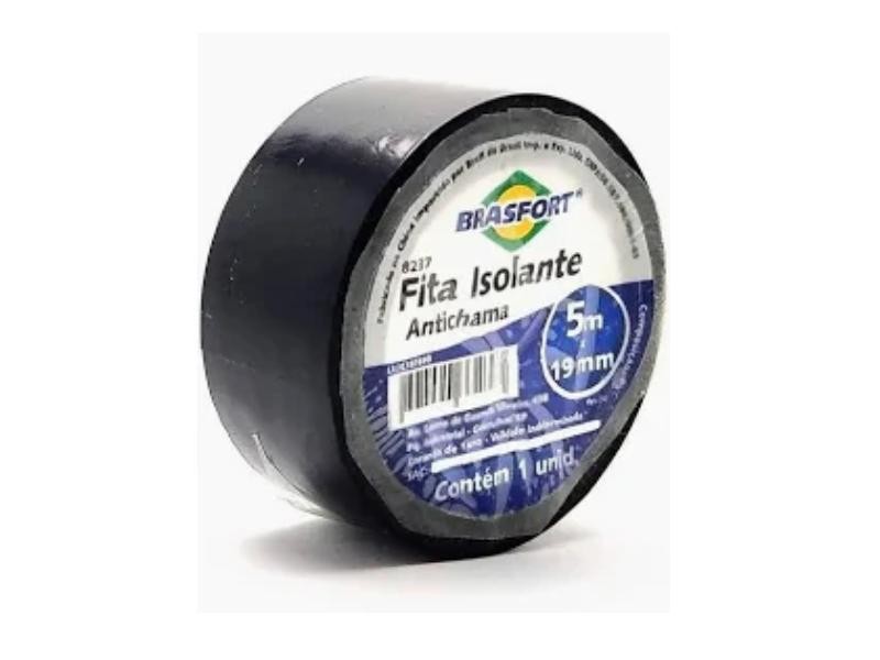FITA ISOLANTE BRASFORT ANTICHAMA 5 MTS