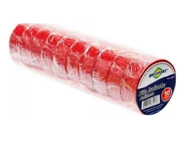 FITA ISOLANTE BRASFORT ANTICHAMA 10 MTS