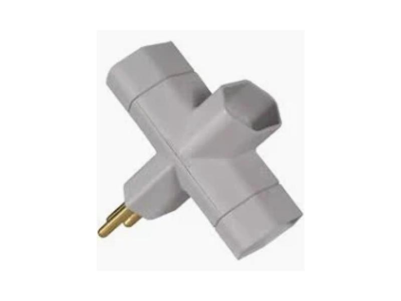 PINO ADAPTADOR MARGIRIUS BENJAMIN 2P CINZA