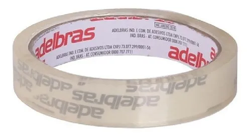 FITA ADESIVA ADELBRAS QUALITAPE TRANS 18MMX50M