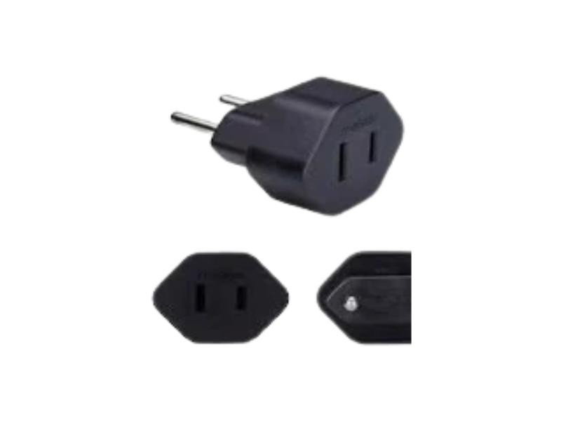 PINO ADAPTADOR MARGIRIUS RETO 2P 10A PRETO