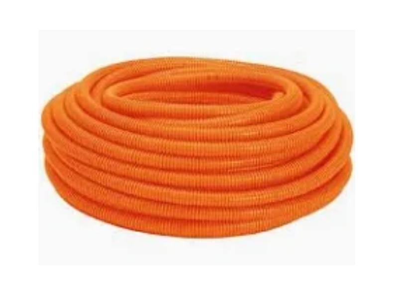 ROLO ELETRODUTO CORRUGADO CONDUTEC LARANJA REFORCADO 1