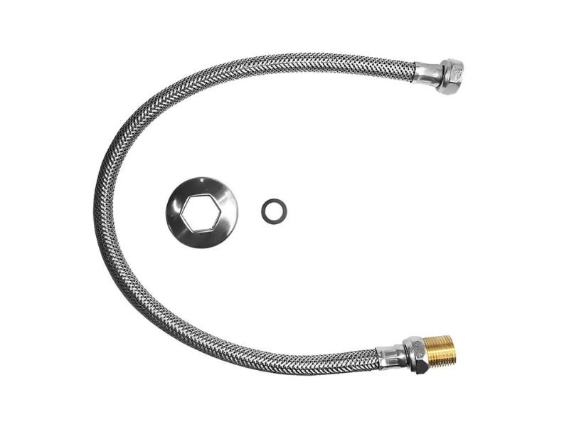 ENGATE FLEXIVEL ESTEVES TRANCADO 60CM INOX