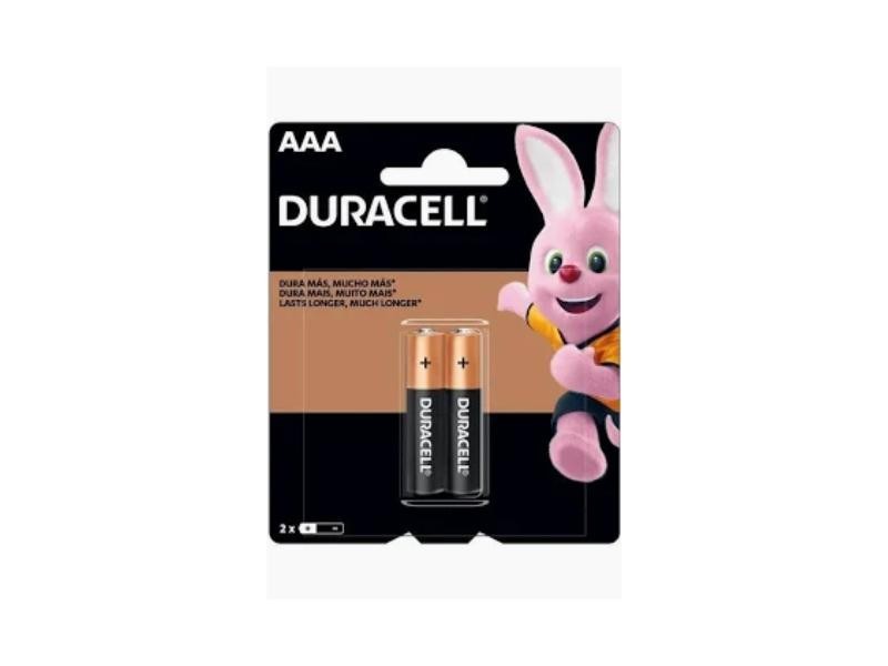 PILHA ALCALINA DURACELL PALITO AAA2 C/2